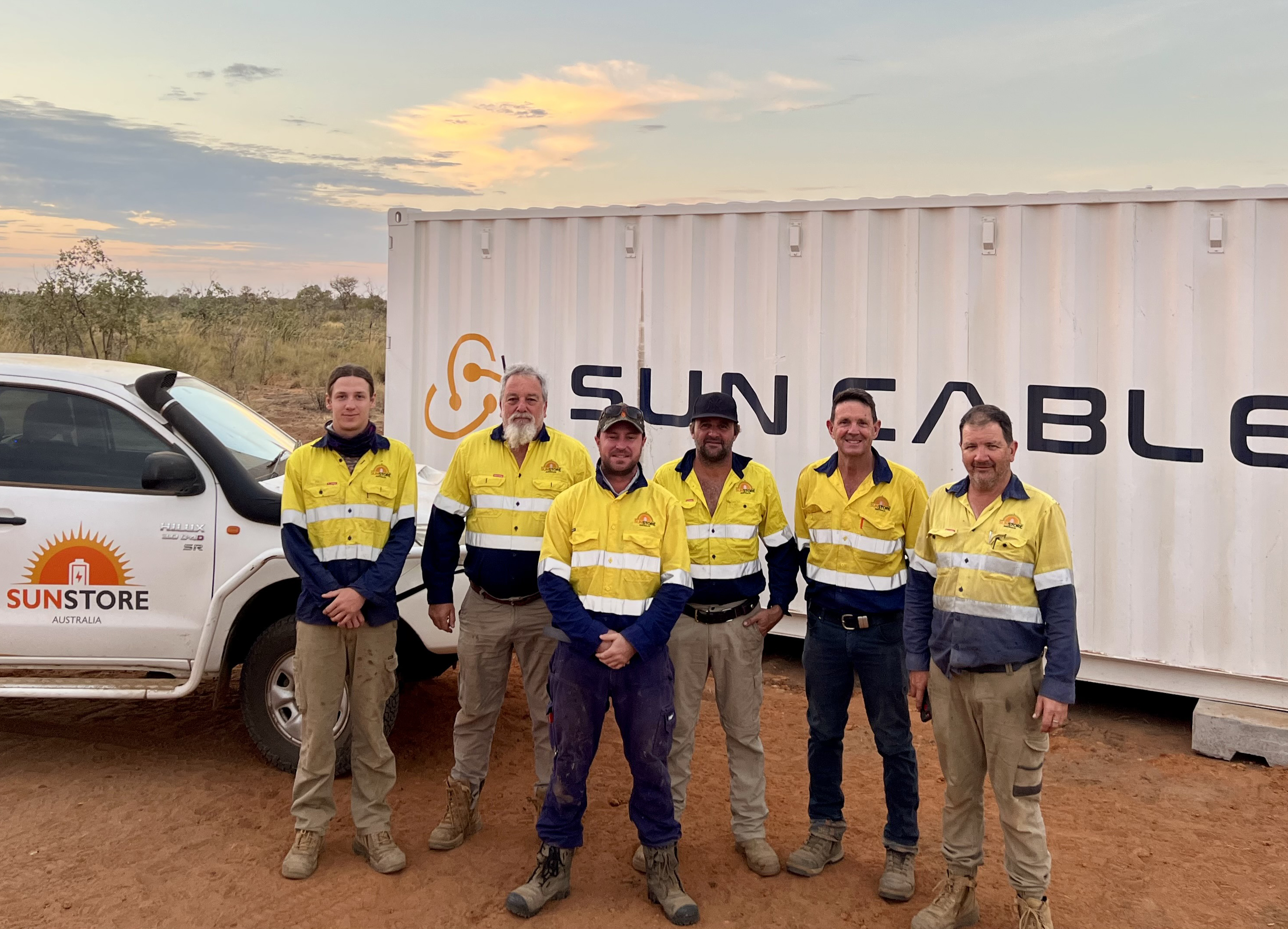 Sunstore Australia team of renewable energy experts, specializing in off-grid solar and battery storage solutions for sustainable energy projects.